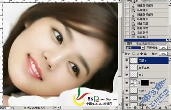 Photoshop打造古典风味手绘MM