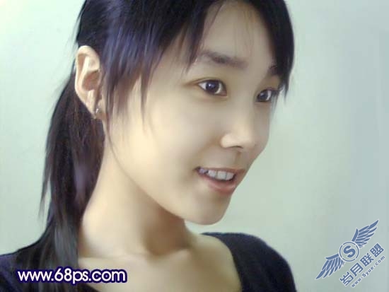 Photoshop照片处理:调出美女照片柔和的淡黄色
