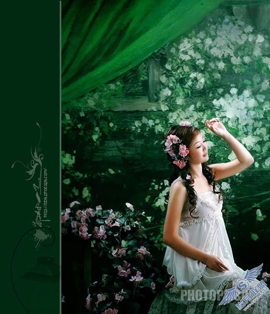 Photoshop调制偏灰清晰光亮照片