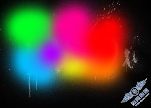 Photoshop制作彩色的涂鸦字效果