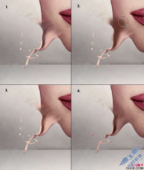 photoshop插画教程:制作抽象的脸(二)【图】_