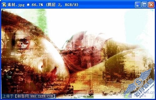 Photoshop 实例：制作非主流颓废照片 