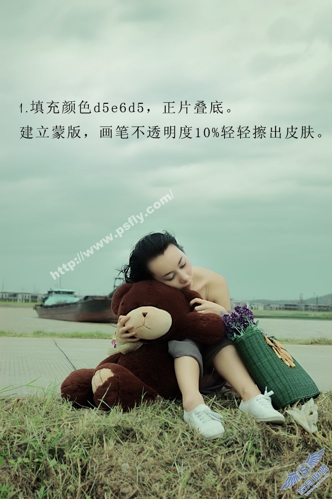 Photoshop教程:模糊背景突出人物