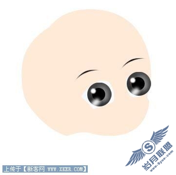 Photoshop鼠绘超可爱的卡通娃娃