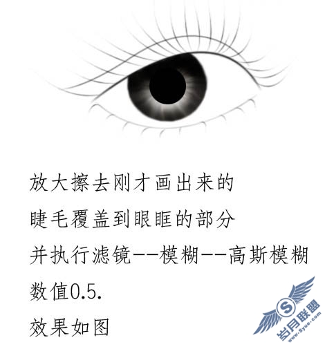 心灵之窗 Photoshop手绘人物眼睛