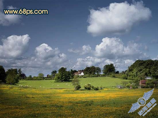 Photoshop调色出暗调暖色外景照片【图】_