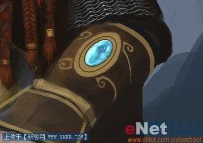 教你Photoshop手绘魔兽世界里的矮人战士(4)