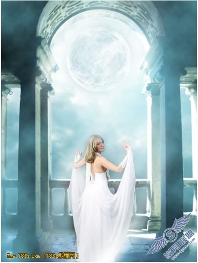 PhotoShop合成梦幻神秘效果照片