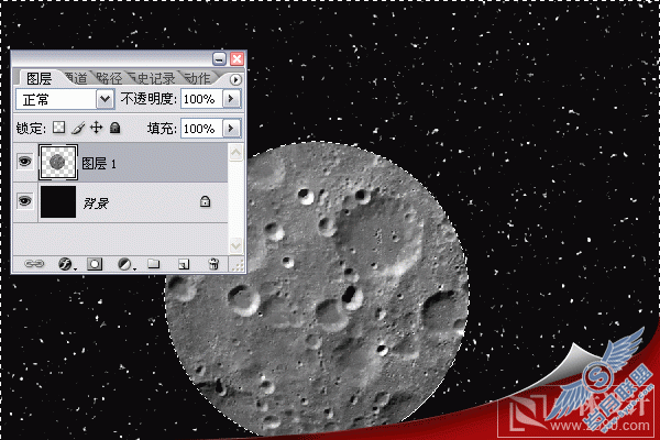 Photoshop实例:绘制漂亮宇宙星球