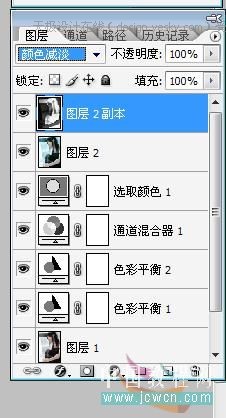Photoshop巧将照片处理成淡彩线描特效_天极设计在线整理