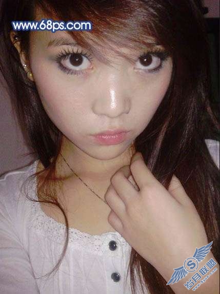 Photoshop照片处理:给偏暗的<a href=http://www.syue.com/Digital/Mobile/ target=_blank class=infotextkey>手机</a>照片人物美白【图】_