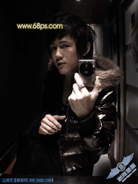 Photoshop调出帅哥的黝黑质感肤色