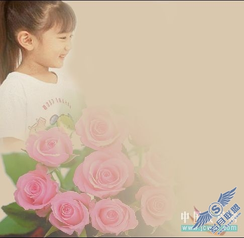 Photoshop教程:创意设计制作母女情深贺卡
