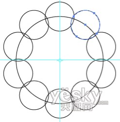 万圣节用Illustrator绘蜘蛛网和蜘蛛4_天极设计在线