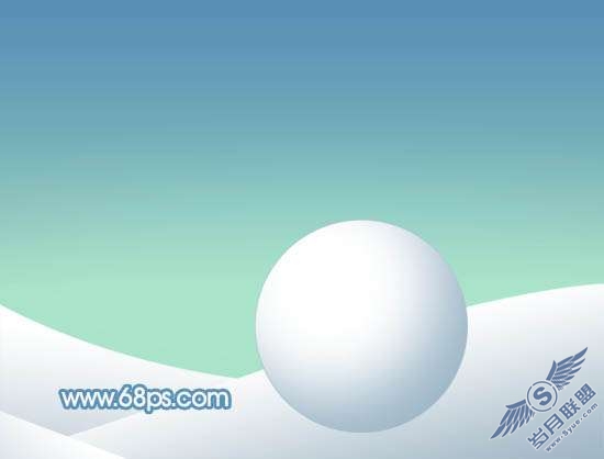 Photoshop制作可爱的卡通雪人教程【图】_