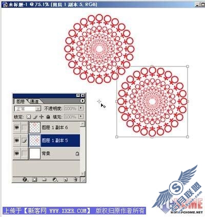 巧用Photoshop画笔制作四方连图案