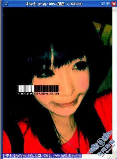 Photoshop制作VONAI风格非主流照片效果