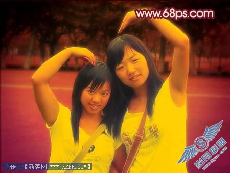 Photoshop打造暖色版暗夜精灵
