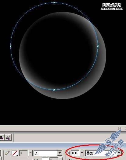 Fireworks绘制奇特发光的圆特效【图】_