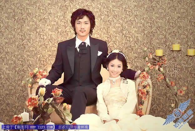 Photoshop经典调色教程：皇宫柔情古典调