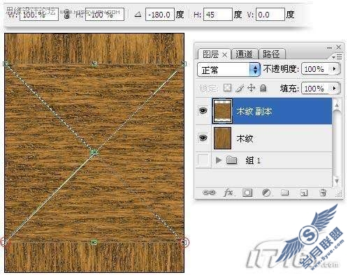 Photoshop滤镜打造逼真的古典木质纹理