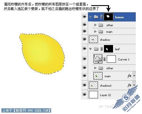 用Photoshop鼠绘逼真柠檬实例