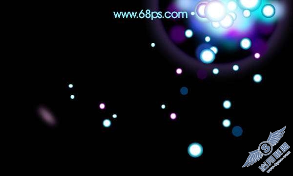 Photoshop制作梦幻的紫色高光壁纸教程【图】_
