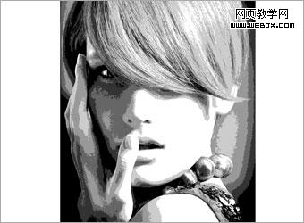 photoshop教程：无与伦比的美女侧片轮廓图