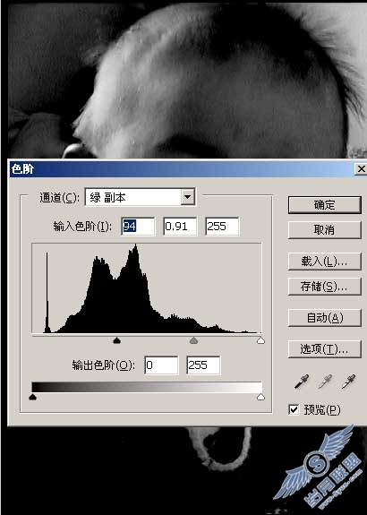 Photosho通道抠图实例:抠出模糊的头发