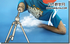 Photoshop动感街舞帅哥添加矢量特效