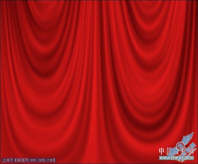 Photoshop教程:巧用滤镜打造逼真舞台幕布
