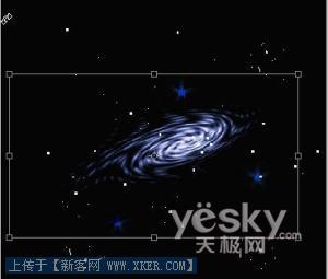 Photoshop基础教程:绘制宏伟的银河系图