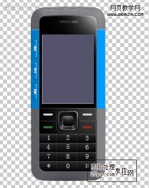 Photoshop鼠绘教程:逼真的诺基亚5310<a href=http://www.syue.com/Digital/Mobile/ target=_blank class=infotextkey>手机</a>