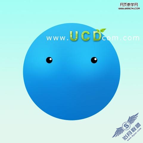 Photoshop教程:绘制可爱的卡通小鸟图标