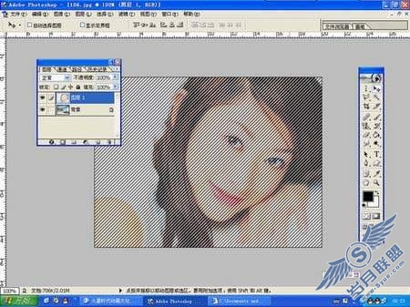 Photoshop制作神秘的图片中隐藏的图片