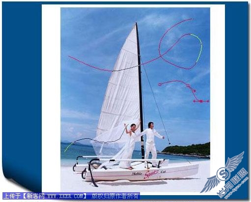 Photoshop轻松制作轻纱缦舞
