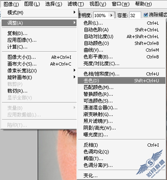 Photoshop把漂亮美女脸蛋变风化石像
