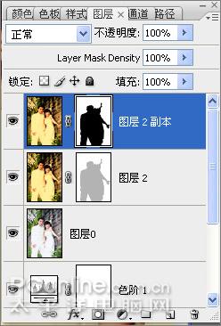 PhotoShop教程:处理情侣照片为旧风格卷轴特效