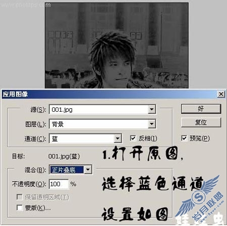 Photoshop制作非主流帅男效果
