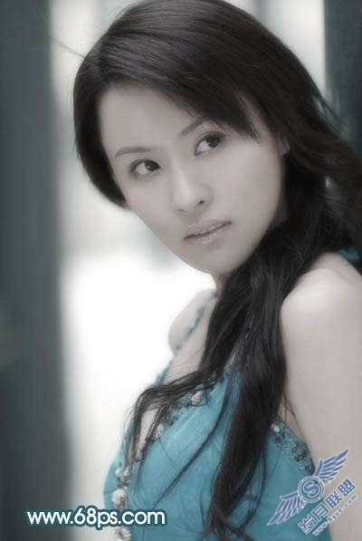 Photoshop照片处理:调色出淡灰色人物质感肤色【图】_