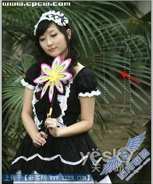 PhotoShop营造梦幻效果_神秘园中的精灵_天极设计在线整理转载