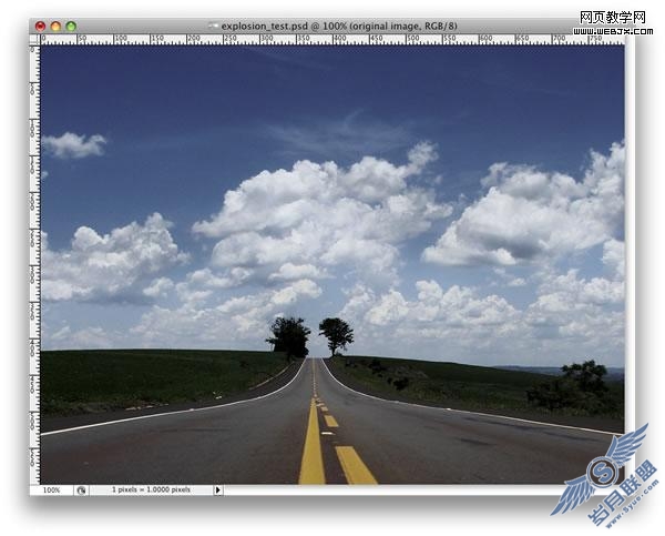 Photoshop经典合成教程:人的能量推翻汽车