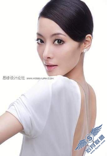 photoshop调色: 调出水灵灵肌肤的美女