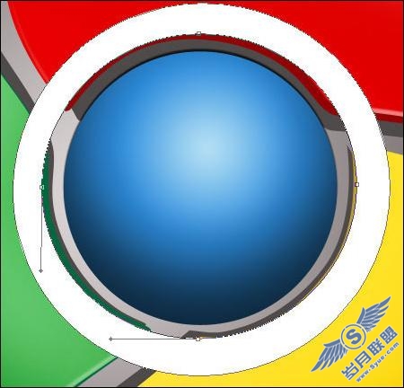 Photoshop绘制GoogleChrome浏览器LOGO(4)