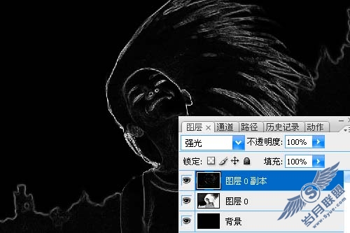 Photoshop合成教程:烈火中的美女