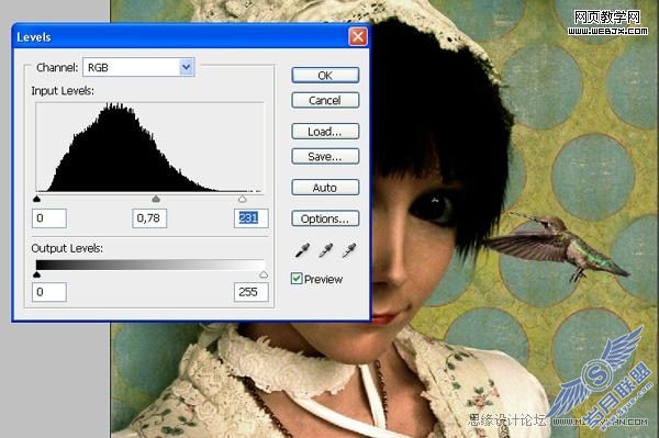 Photoshop教程:可爱的美女3D娃娃