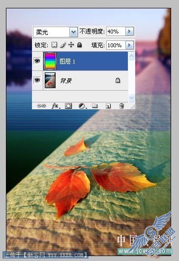 Photoshop入门教程:简单给图片做彩色抽丝效果