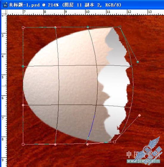 Photoshop鼠绘教程:绘制盘子里刚打开的鸡蛋(上)