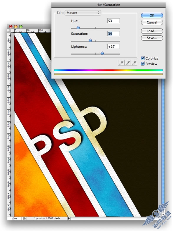 Photoshop绘制质感污染特效的PSD海报