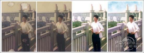 Photoshop<a href=http://www.syue.com/Digital/ target=_blank class=infotextkey>数码</a>暗房教程:修补破损的旧照片【图】_